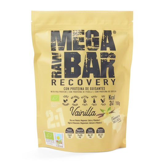 MegaRawBar Mega Recovery Shake 700g Beutel Geschmack Vanille