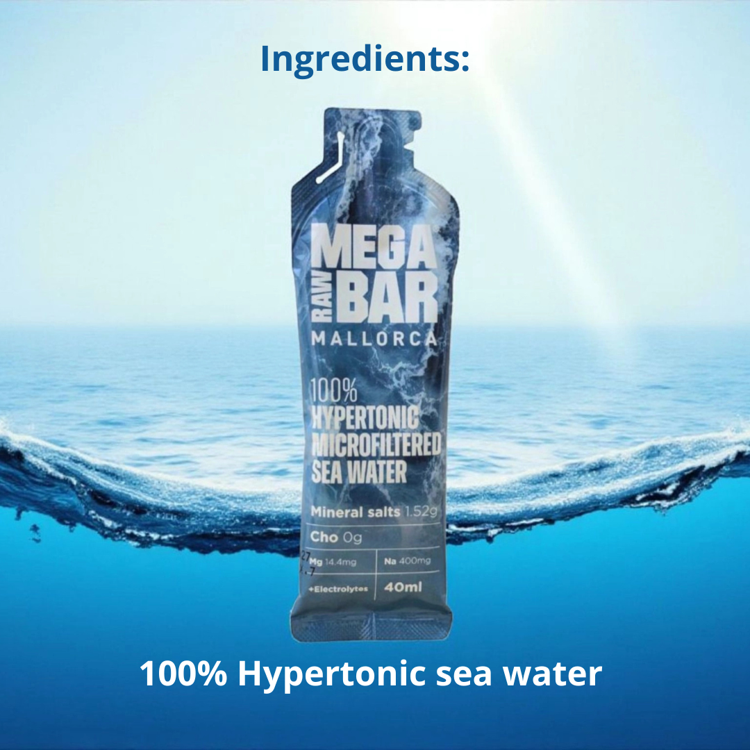 MegaRawBar Meerwasser Zutaten