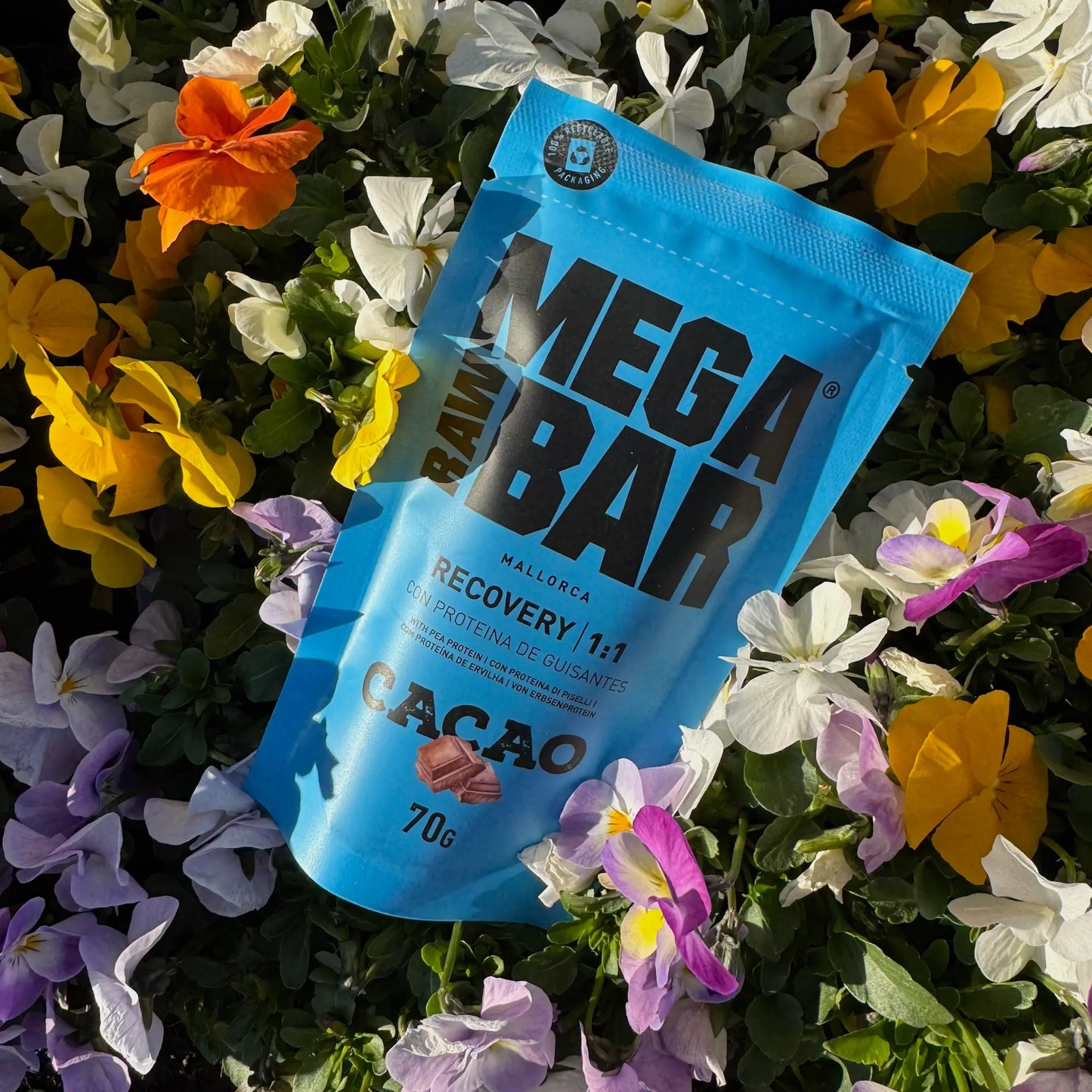 MegaRawBar Mega Recovery Drink 70g Mini Beutel für Unterwegs Geschmack Schoko