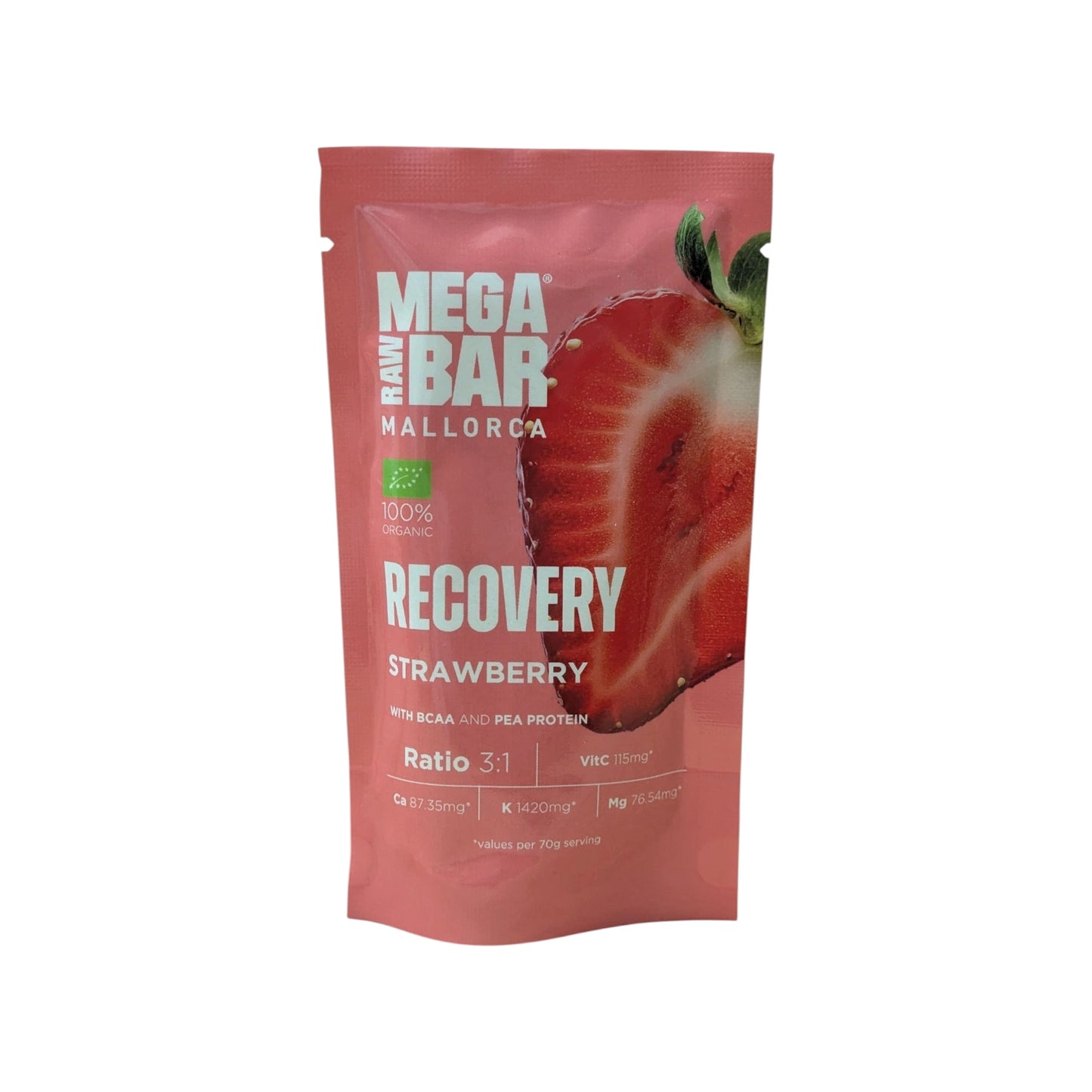 MegaRawBar Mega Recovery Shake Mini Erdbeere