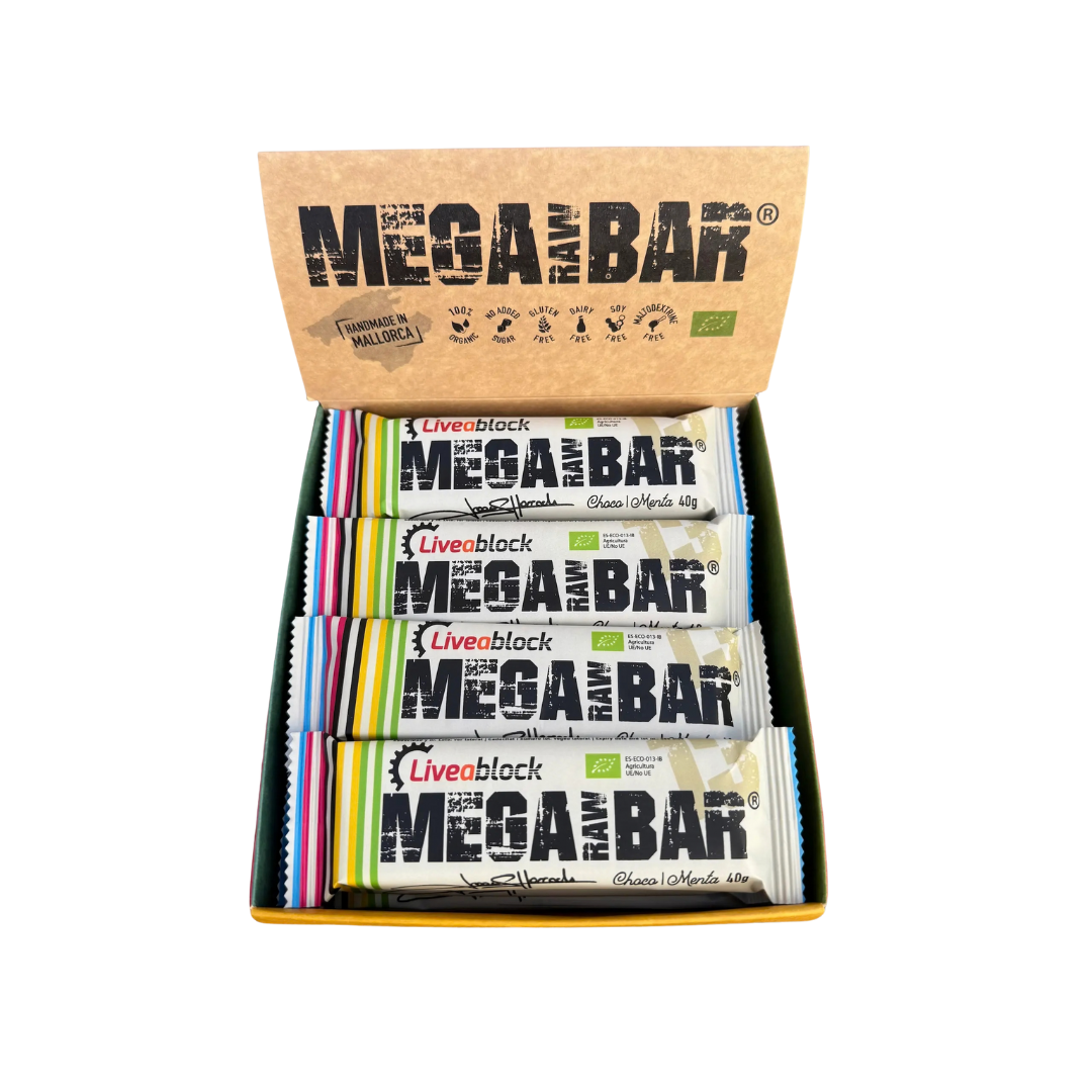 MegaRawBar 7 Schokolade und Minze Box 12 Stk. a 40g