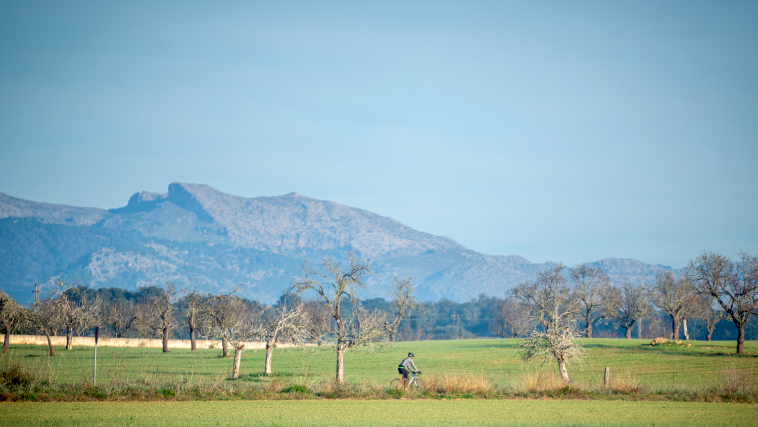 Mallorca Gravel Landschaft auf die Tramuntana