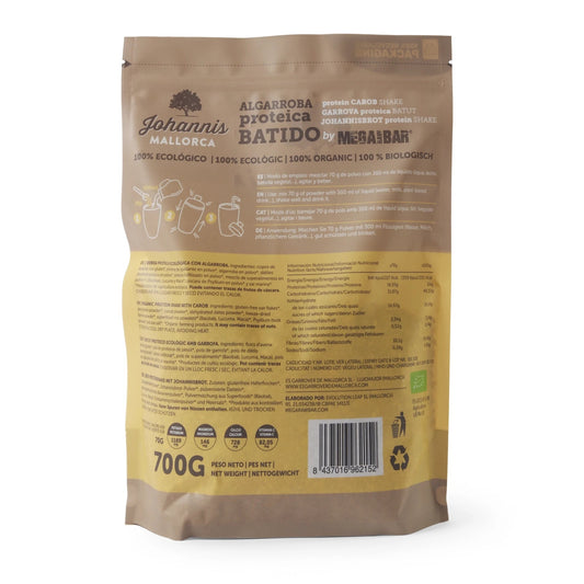 MegaRawBar Recovery Protein Shake oder Protein Drink mit Johannisbrot Carob