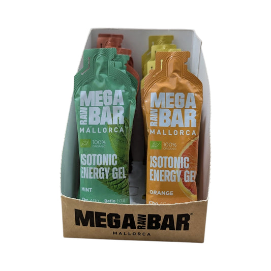MegaRawBar MegaRawGel Energiegel Isotonisch als MixBox 20 Gels