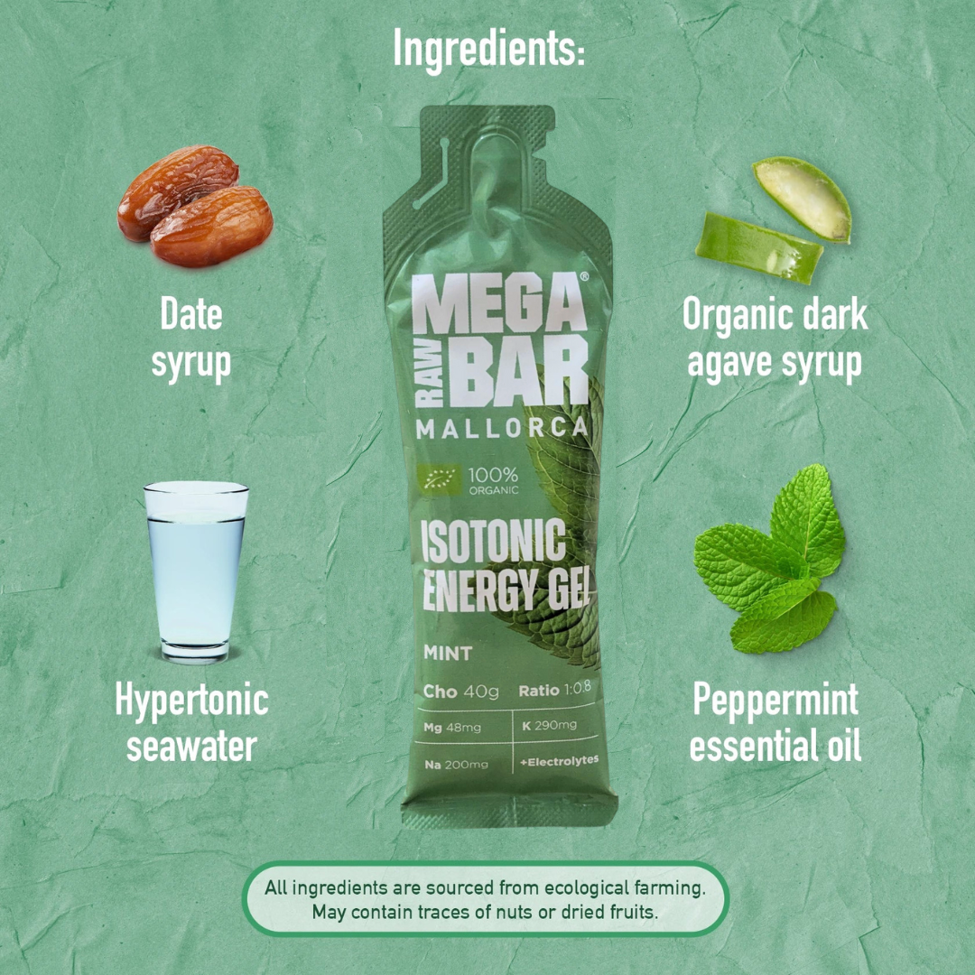MegaRawBar Energiegel Minze Zutaten