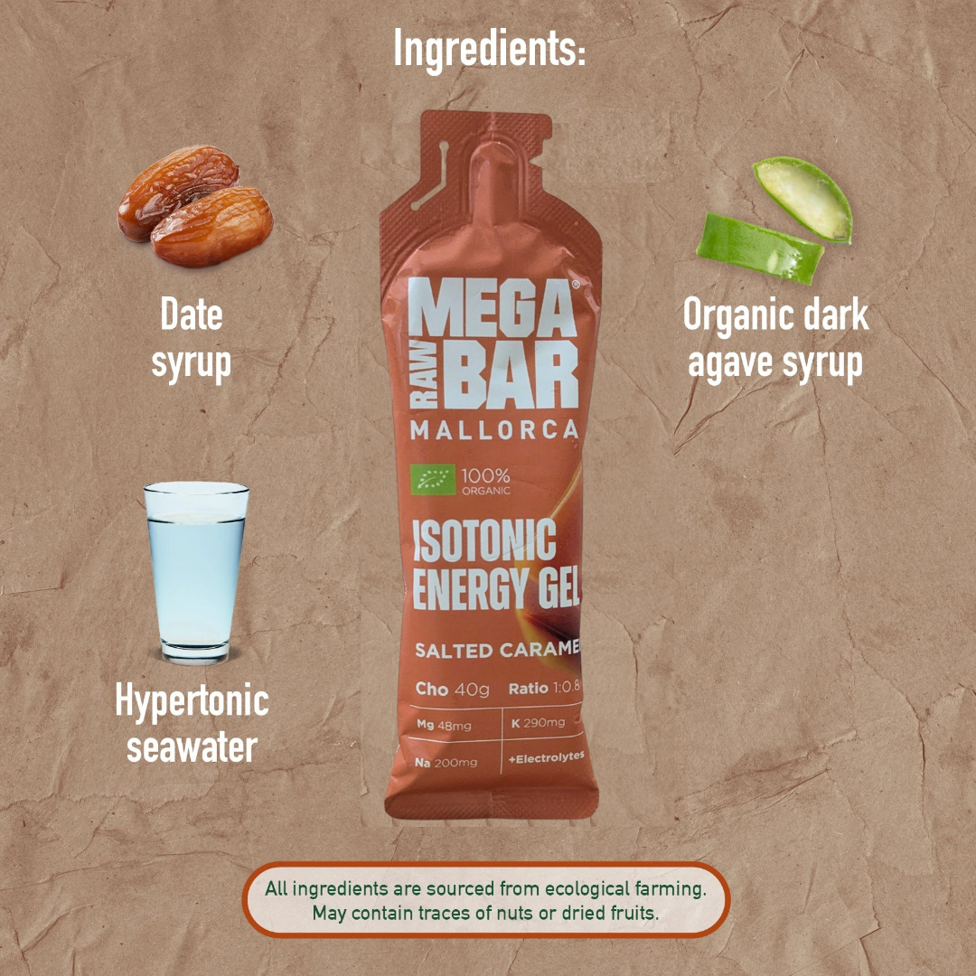 MegaRawBar Energiegel Salted Caramel Zutaten