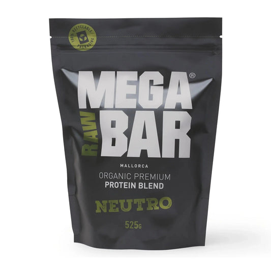 MegaRawBar Premium Protein Drink 525g Beutel Proteinpulver mit dem Geschmack Natur