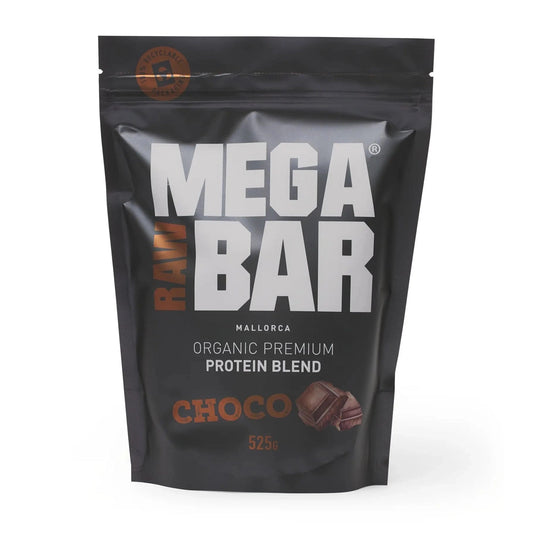 MegaRawBar Premium Protein Drink 525g Beutel Proteinpulver mit dem Geschmack Schoko