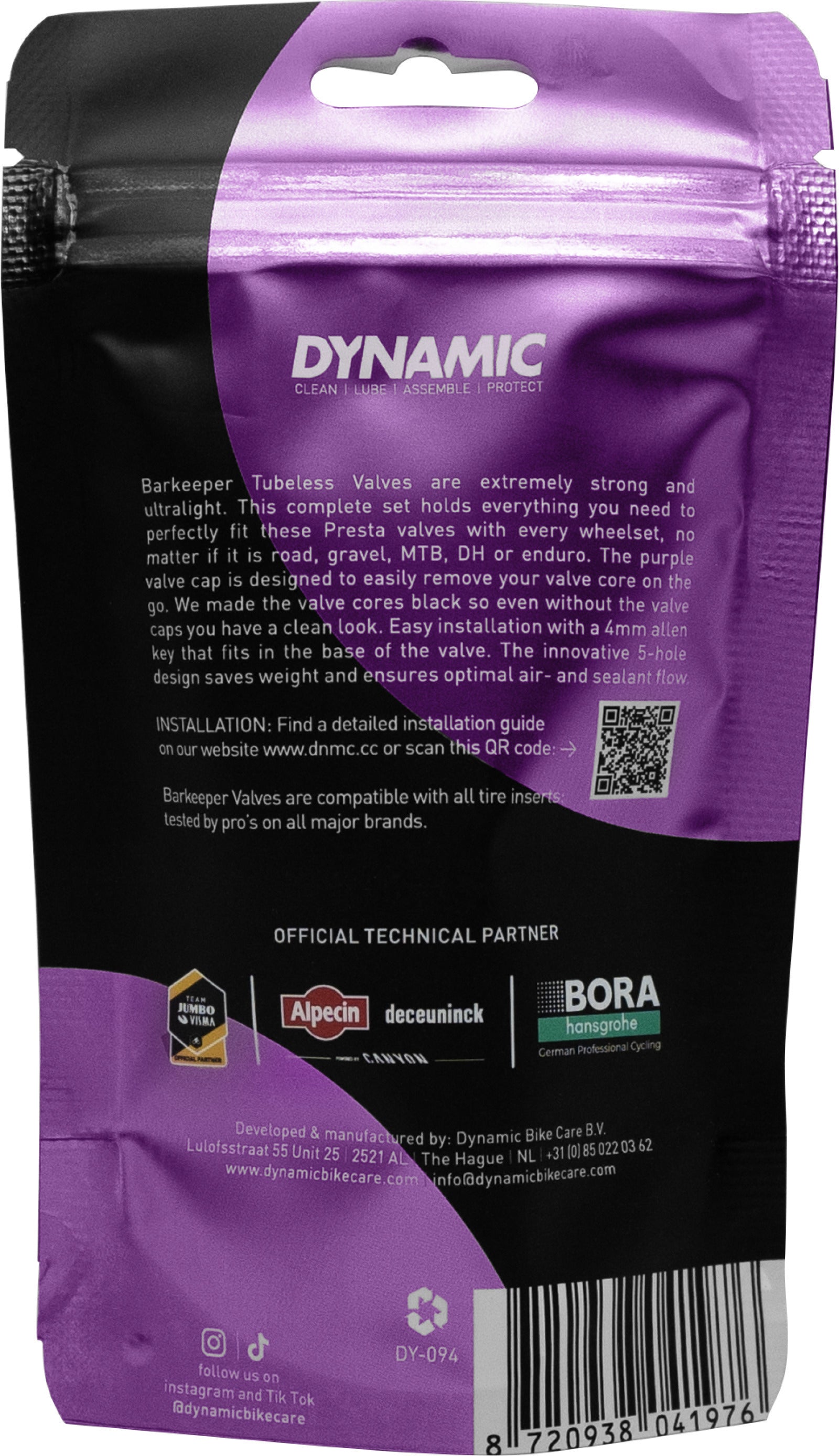 DYNAMIC BIKE CARE Bar Keeper Tubeless Ventile