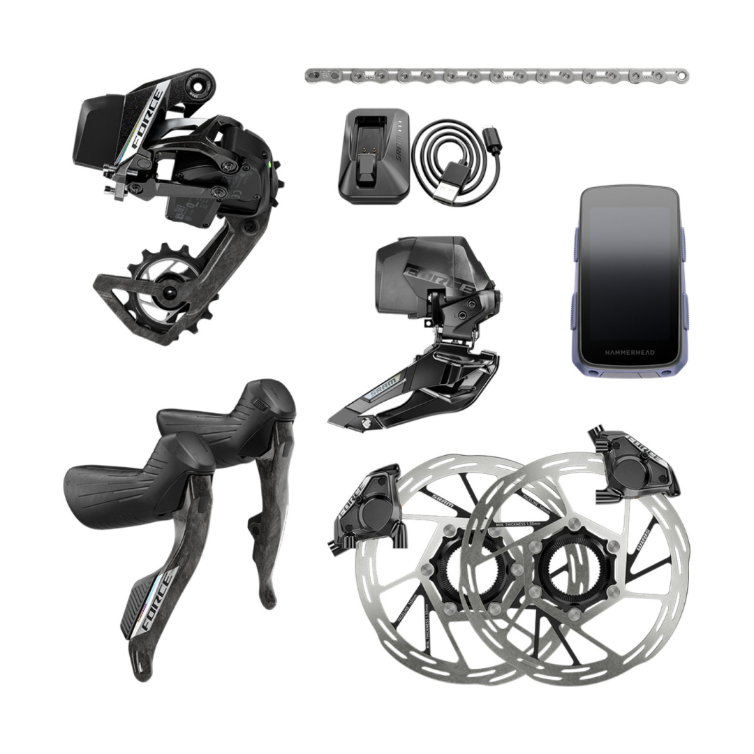 SRAM Force AXS Schaltgruppe mit Hammerhead Karoo